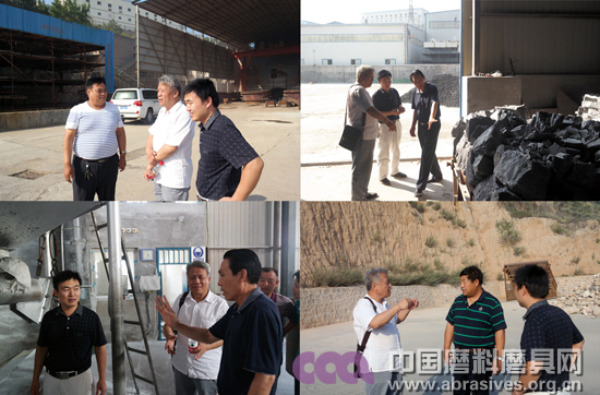 磨料磨具分會調研三門峽剛玉企業
