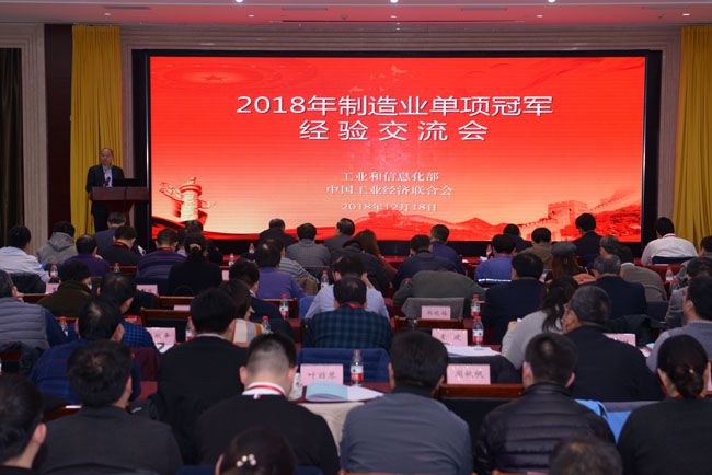 2018年制造業(yè)單項(xiàng)冠軍經(jīng)驗(yàn)交流會(huì)在京召開(kāi)