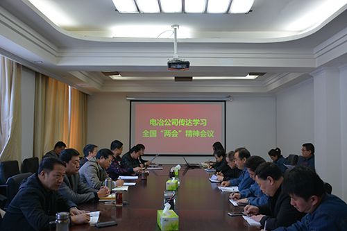 明珠電冶公司傳達(dá)學(xué)習(xí)全國(guó)“兩會(huì)”精神暨2019年宣傳工作會(huì)議