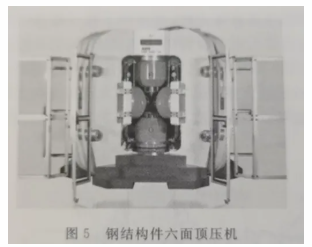 【每日科普】國(guó)外六面頂壓機(jī)的主要結(jié)構(gòu)——鋼結(jié)構(gòu)件六面頂結(jié)構(gòu)