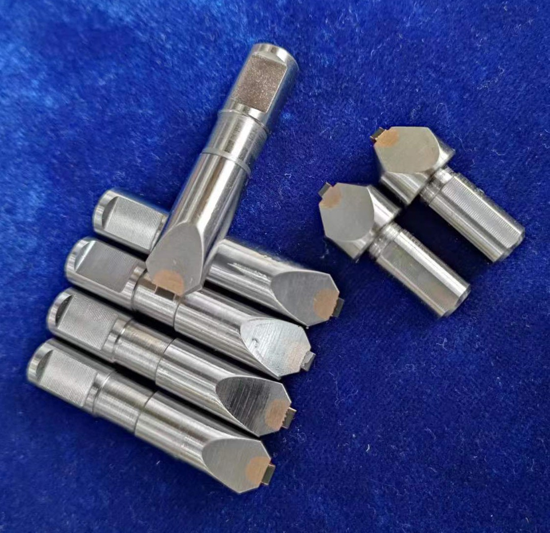 8MM斧型金剛石刀，1.5克拉金剛石砂輪修刀-雙端面磨砂輪修整刀